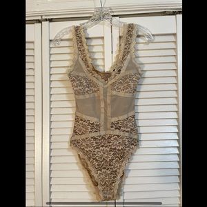 Nude Lace Bodysuit